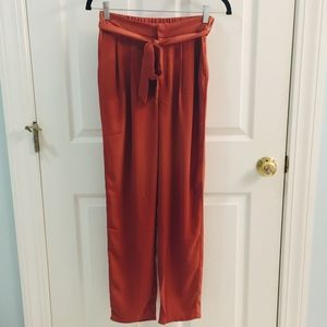 Straight Peach Pants